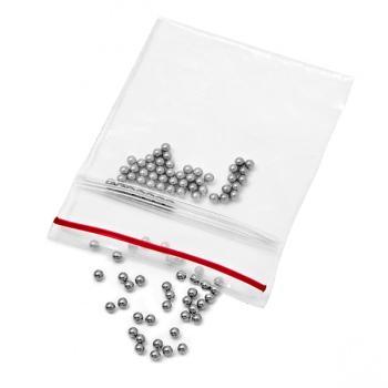 Stainless Steel Beads, 3.2mm, 100/pk